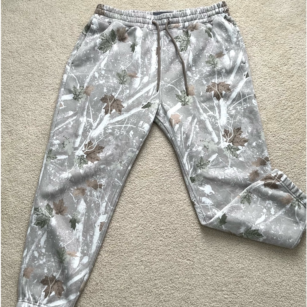 Camo Abercrombie Sweatpants: Size L